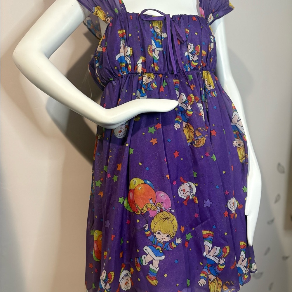 NWT Unique Vintage Rainbow Brite XL Dress